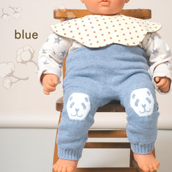 ami amie : パンダ膝当て付きベビーレギンス/990005)