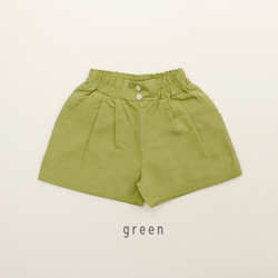 【New Arrival】ami amie : タックカラーショートパンツ/990006