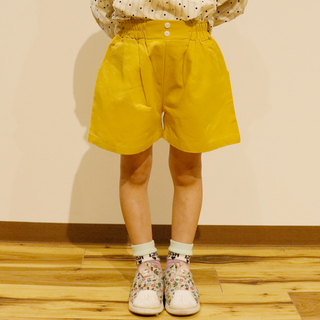 【New Arrival】ami amie : タックカラーショートパンツ/990006