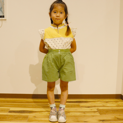 【New Arrival】ami amie : タックカラーショートパンツ/990006