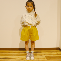 【New Arrival】ami amie : タックカラーショートパンツ/990006