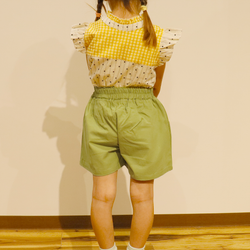 【New Arrival】ami amie : タックカラーショートパンツ/990006