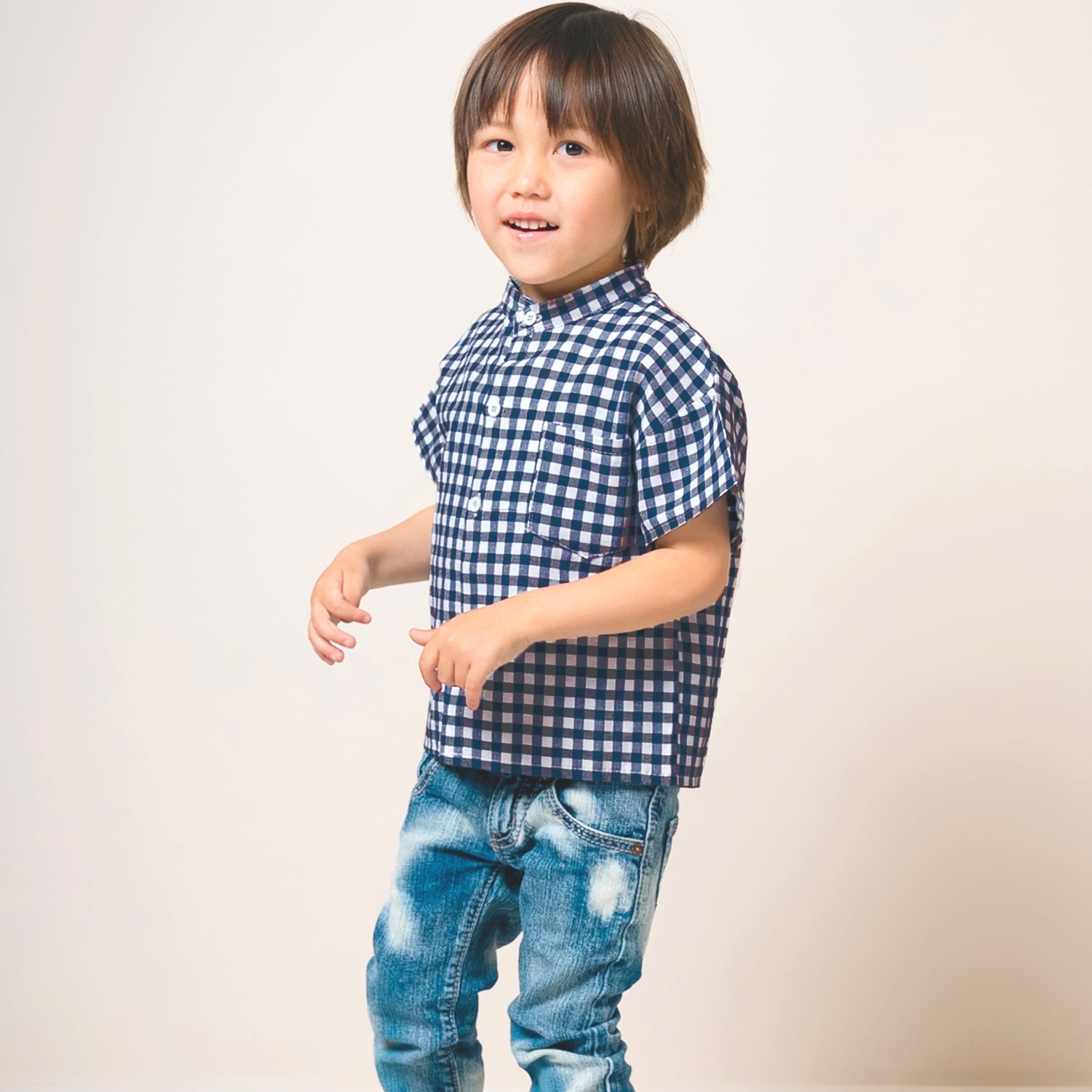 【New Arrival】ami amie : バンドカラーシャツ/990007