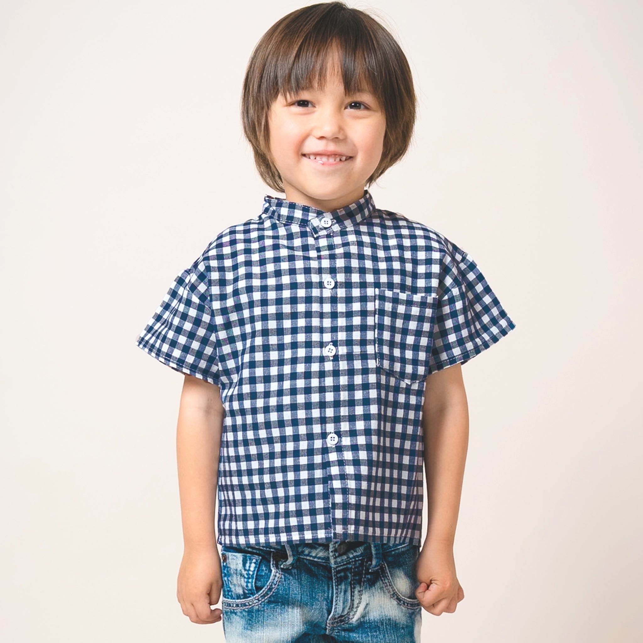 【New Arrival】ami amie : バンドカラーシャツ/990007