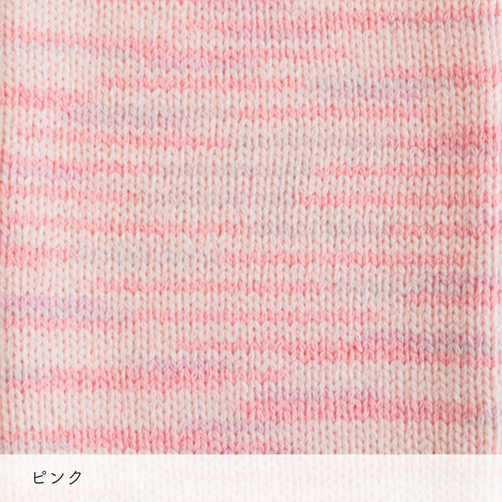 Lumelt-ルメルト- ピンク 棒針編みの編み地