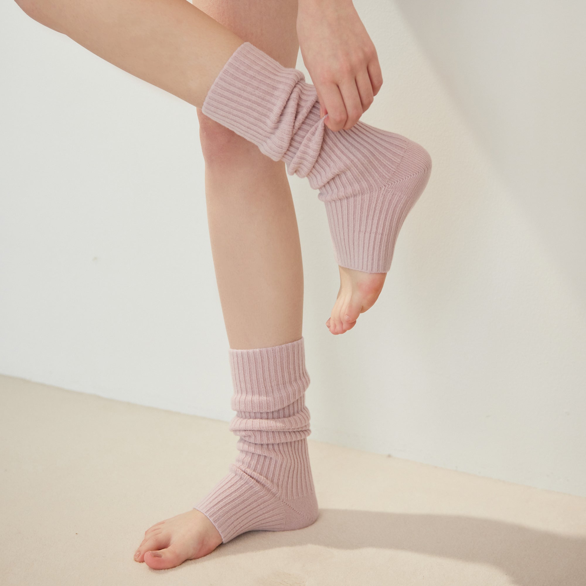 NETENE.：Leg Warmerレッグウォーマー(PINK SALT)