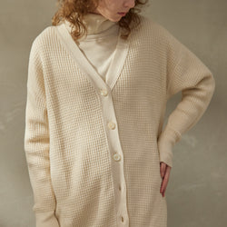 NETENE.：Puffy Knit Cardigan パフィーニットカーディガン