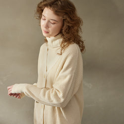 NETENE.：Puffy Knit Cardigan パフィーニットカーディガン