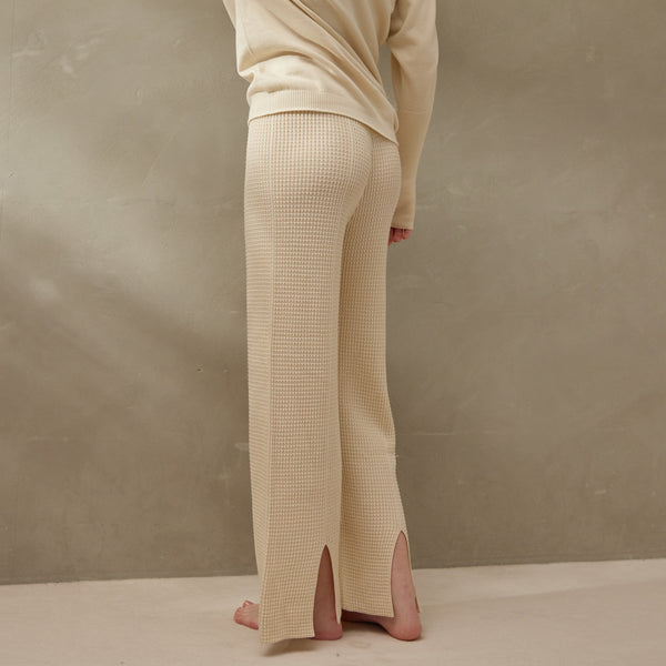 NETENE.：Puffy Knit Pants パフィーニットパンツ