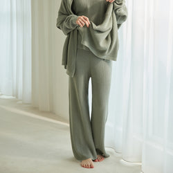 NETENE.：Puffy Knit Pants パフィーニットパンツ