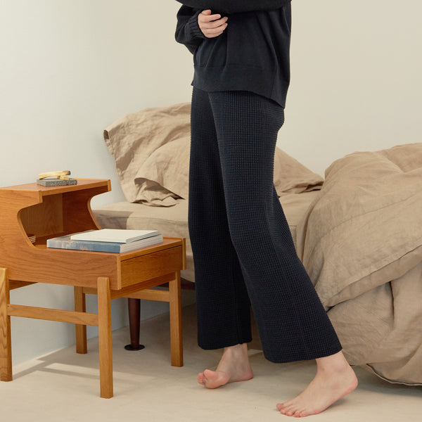 NETENE.：Puffy Knit Pants パフィーニットパンツ