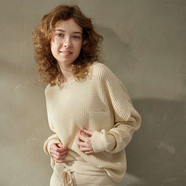 NETENE.：Puffy Knit Pullover パフィーニットプルオーバー