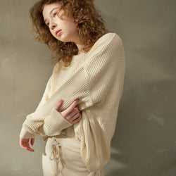 NETENE.：Puffy Knit Pullover パフィーニットプルオーバー