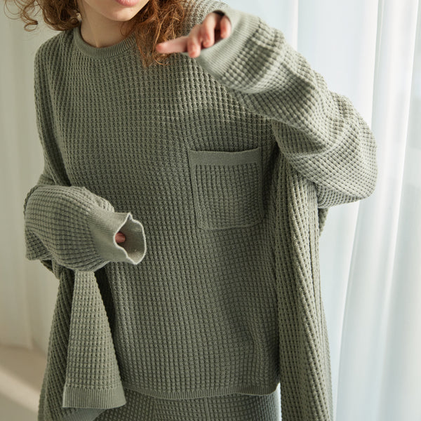 NETENE.：Puffy Knit Pullover パフィーニットプルオーバー