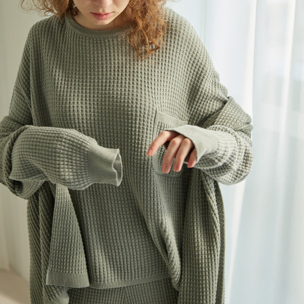 NETENE.：Puffy Knit Pullover パフィーニットプルオーバー