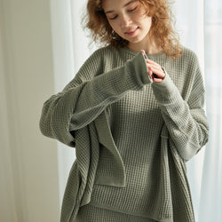 NETENE.：Puffy Knit Pullover パフィーニットプルオーバー