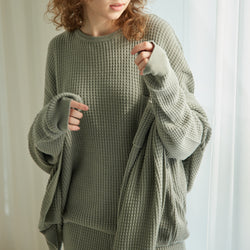 NETENE.：Puffy Knit Pullover パフィーニットプルオーバー