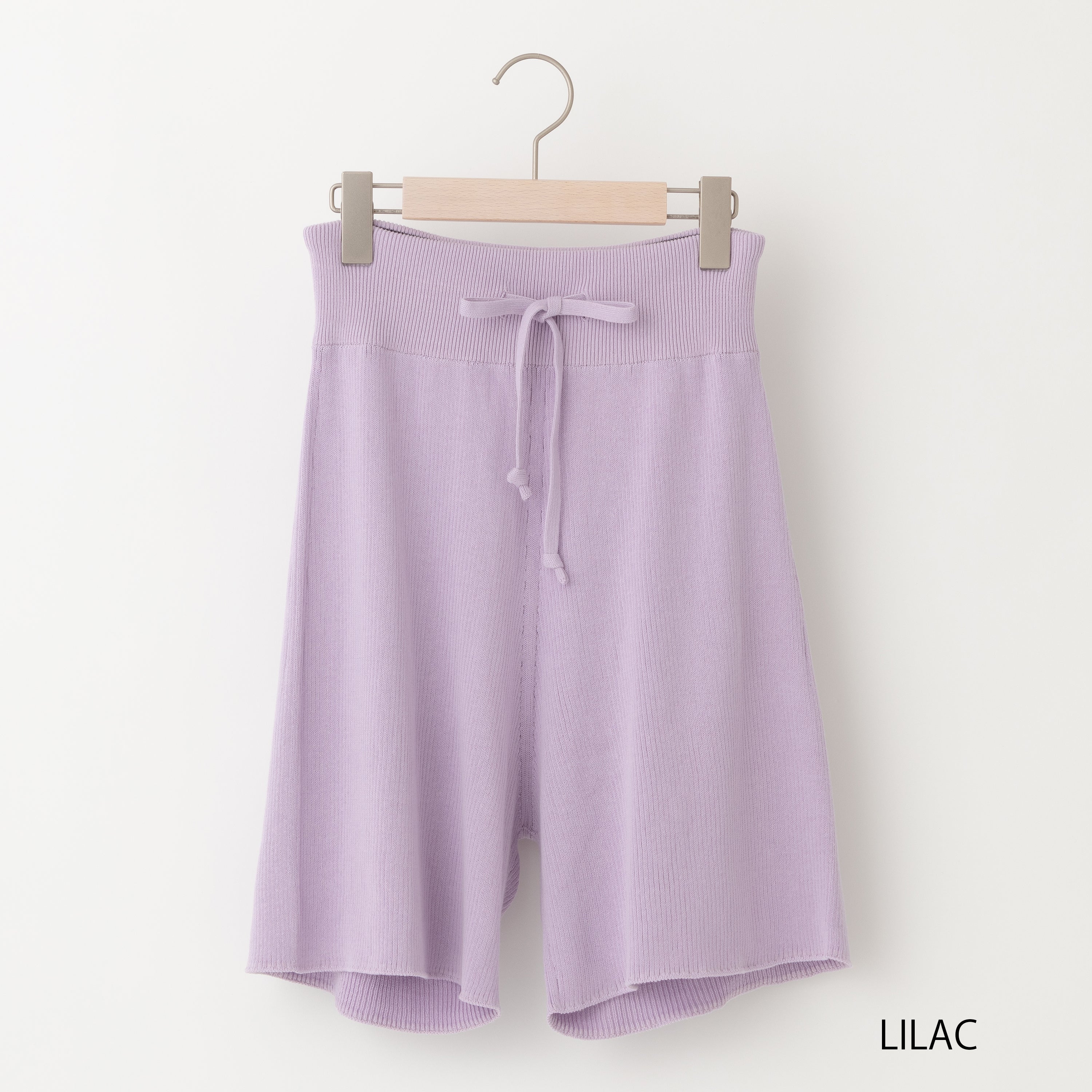 NETENE.：《SALE》Boyfriend Short Pants リブニットショートパンツ