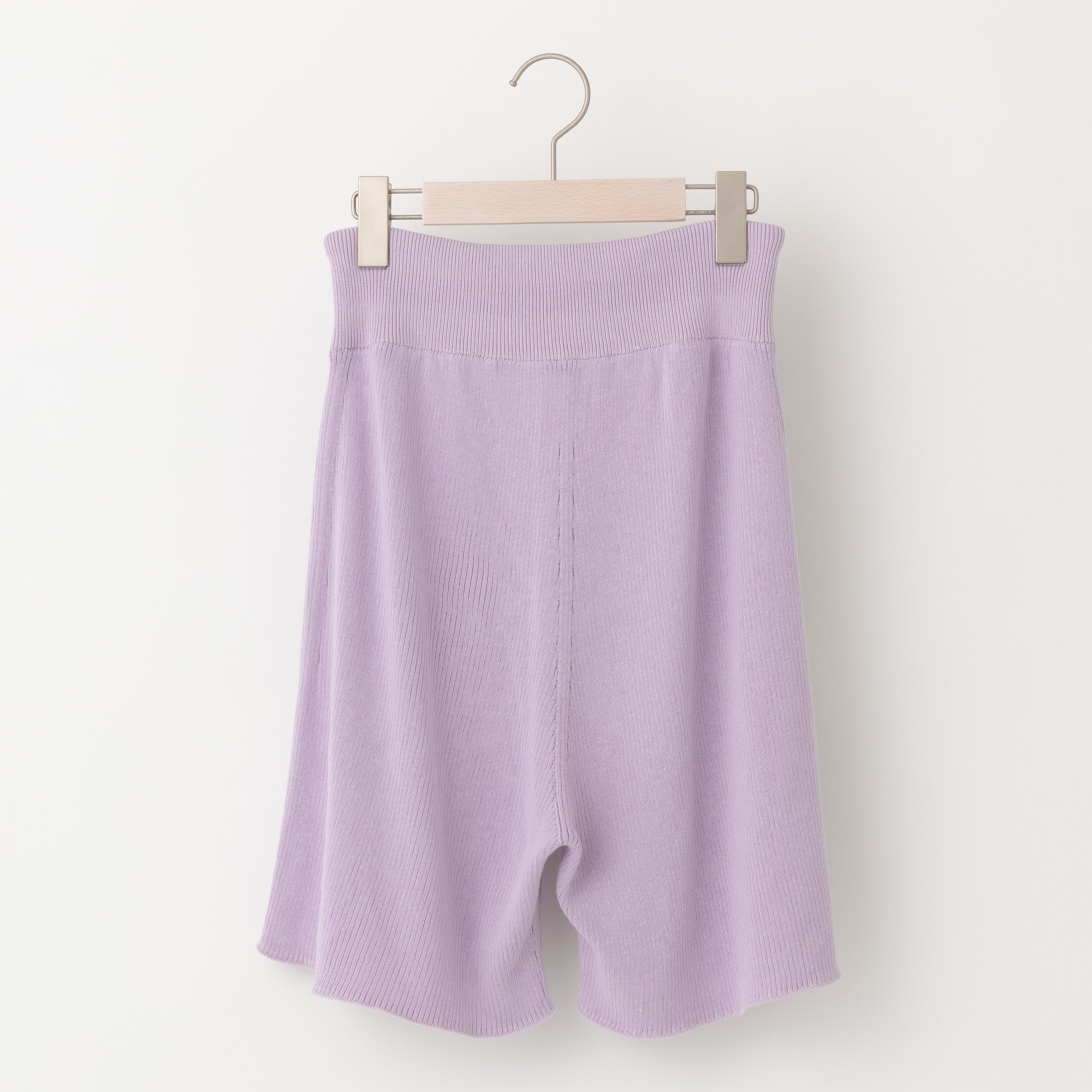 NETENE.：《SALE》Boyfriend Short Pants リブニットショートパンツ
