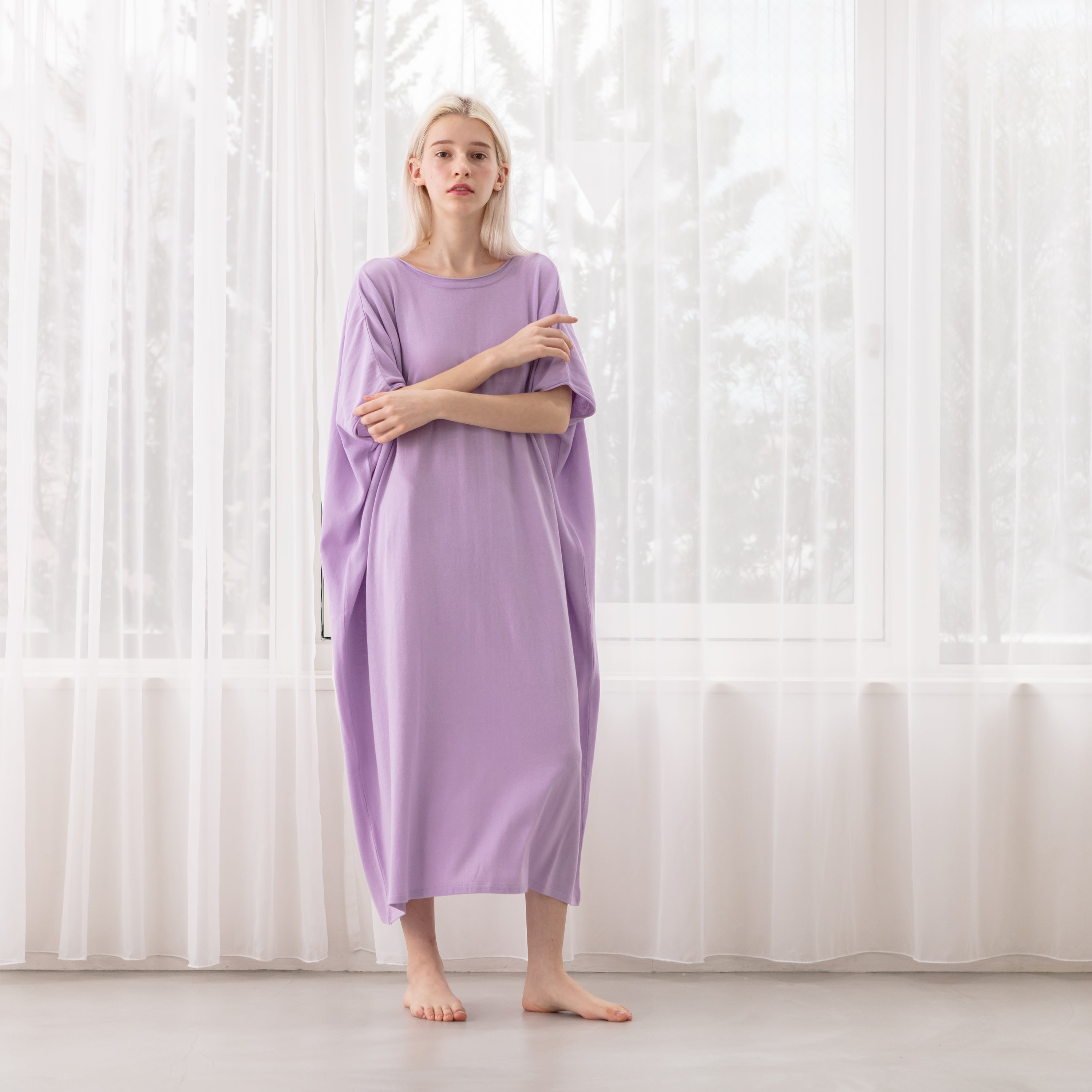 NETENE.：《SALE》Cozy Cotton Knit One Piece コージーコットンニットワンピース
