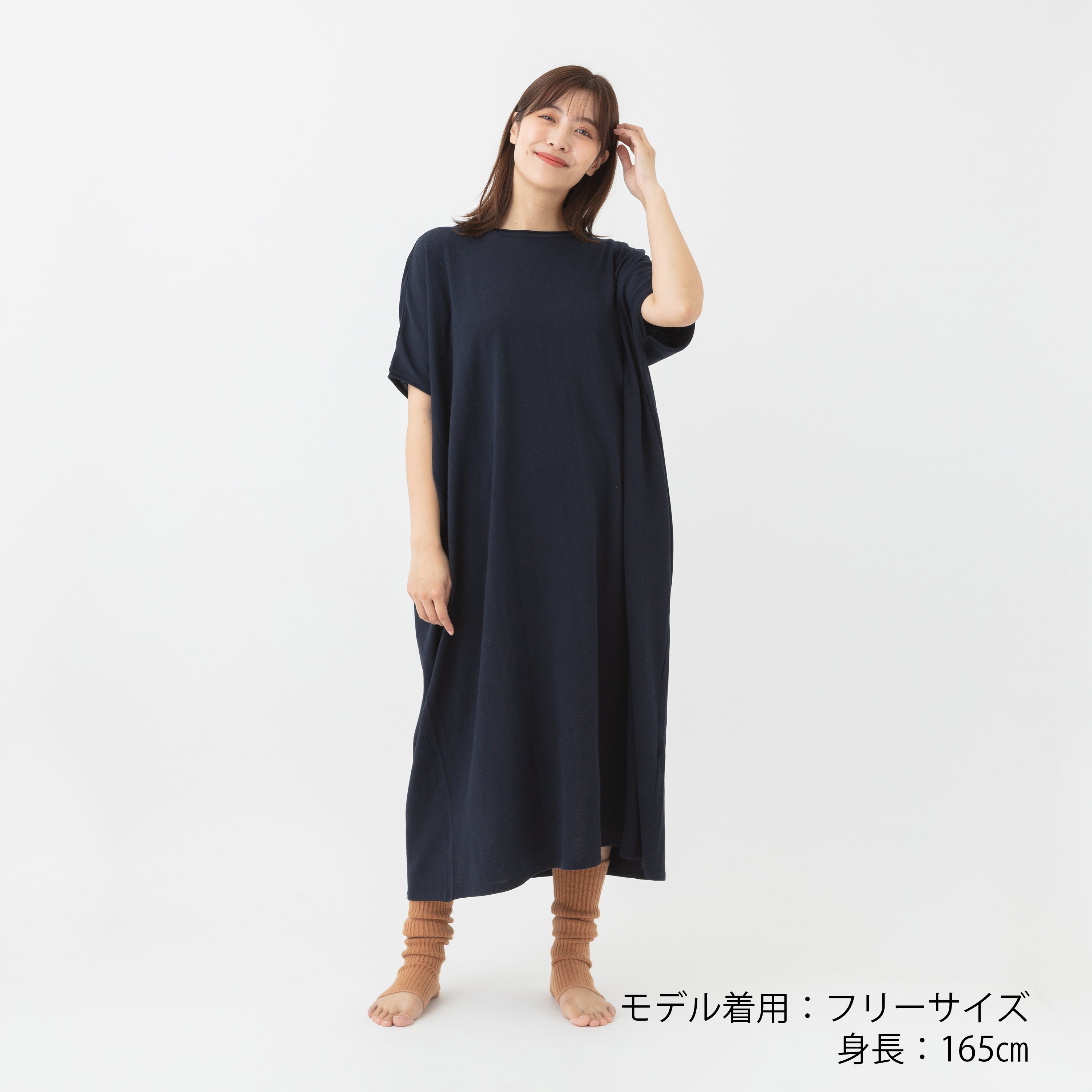 NETENE.：《SALE》Cozy Cotton Knit One Piece コージーコットンニットワンピース
