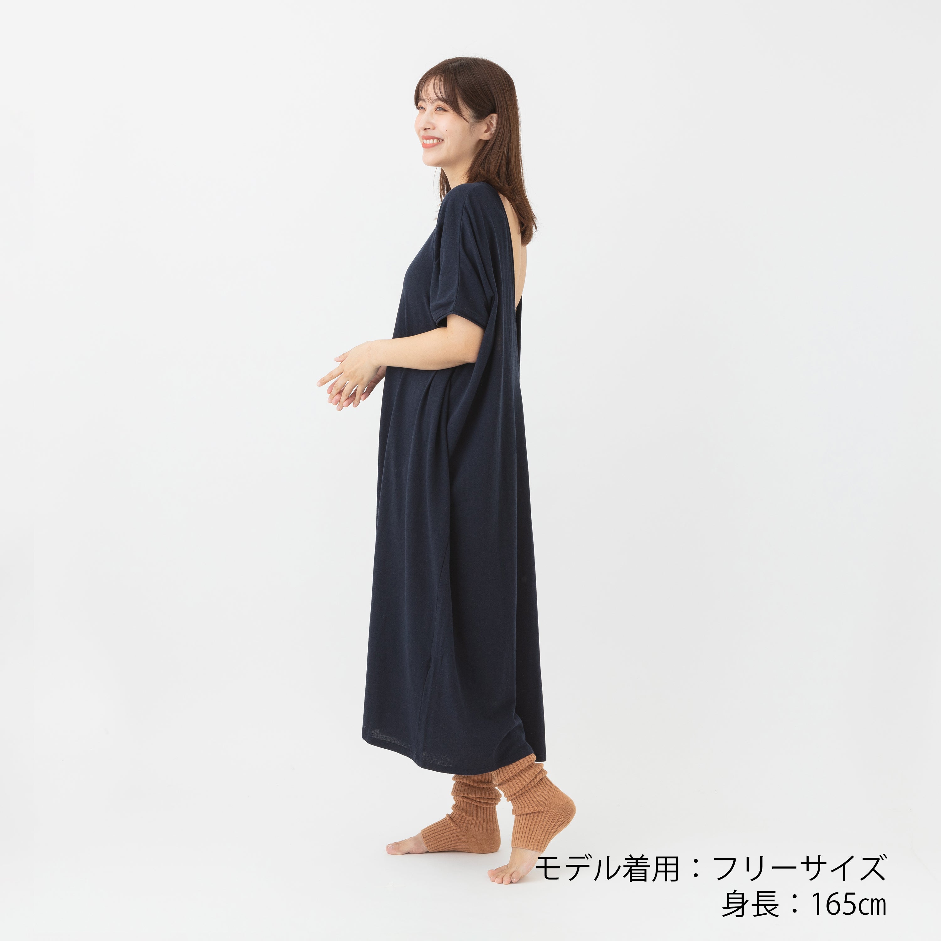NETENE.：《SALE》Cozy Cotton Knit One Piece コージーコットンニットワンピース