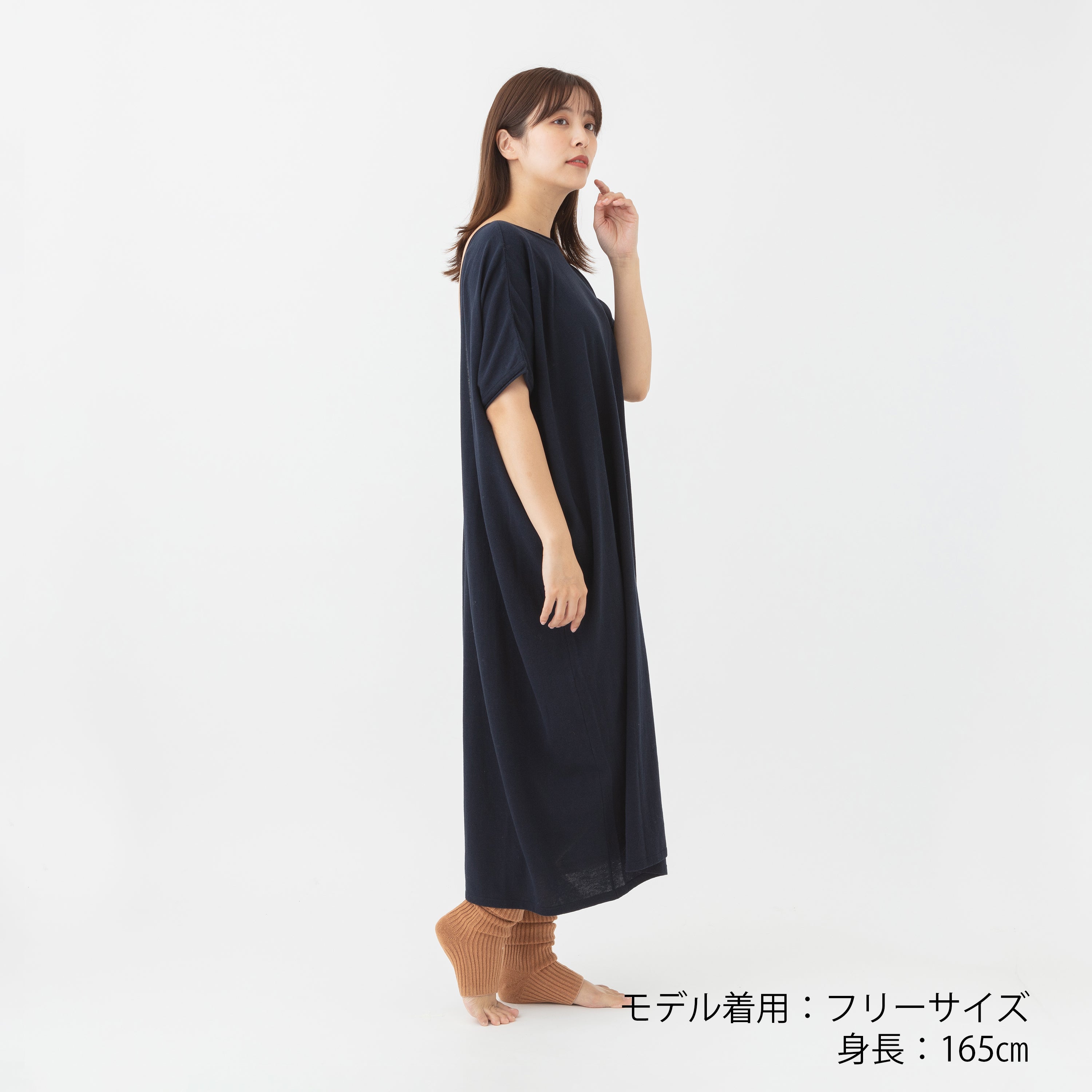 NETENE.：《SALE》Cozy Cotton Knit One Piece コージーコットンニットワンピース