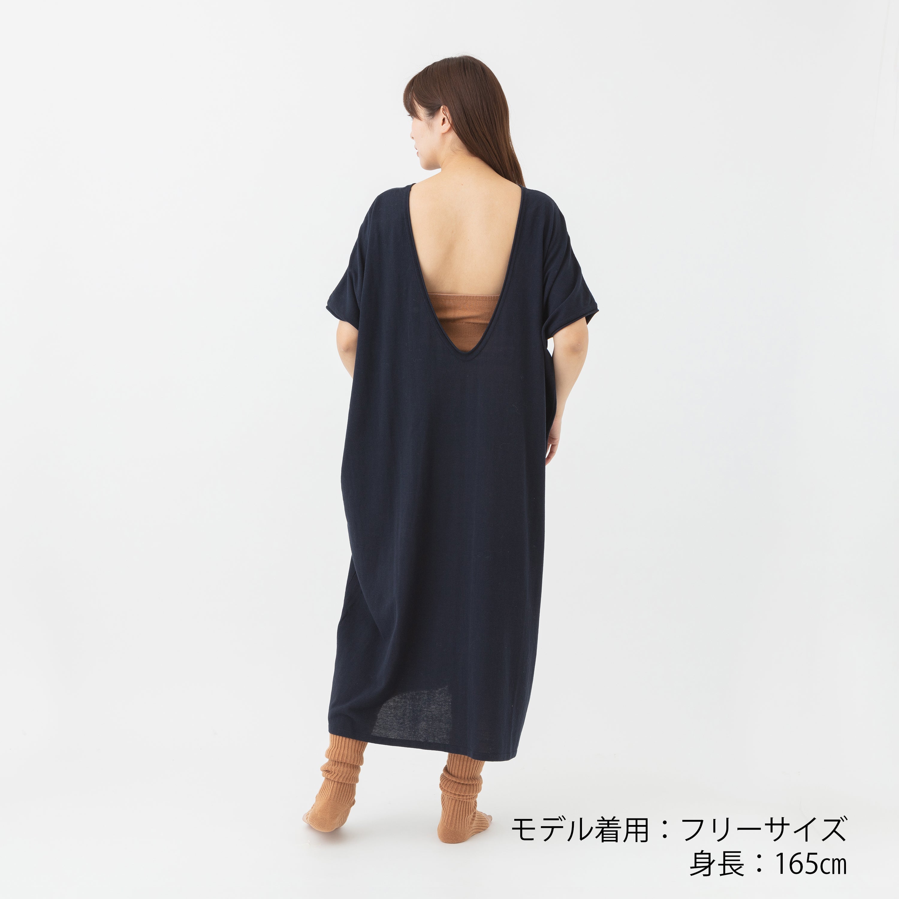 NETENE.：《SALE》Cozy Cotton Knit One Piece コージーコットンニットワンピース