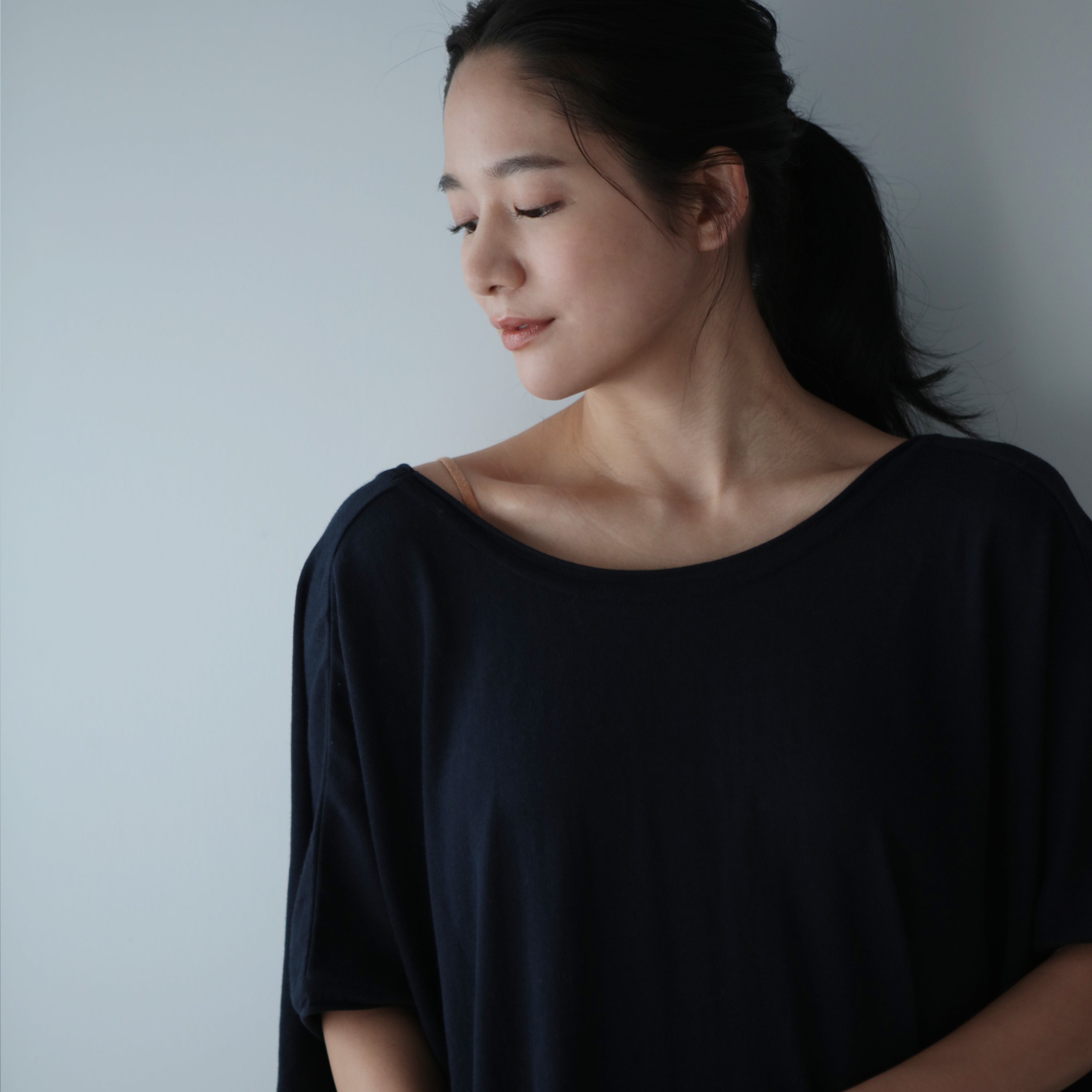 NETENE.：《SALE》Cozy Cotton Knit One Piece コージーコットンニットワンピース