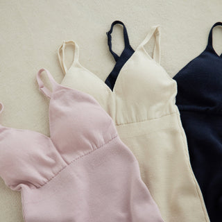 NETENE.：Comfy Knitbratankコンフィニットブラタンク(PINK SALT)
