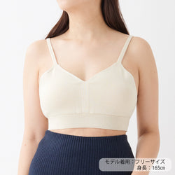 NETENE.：Silk Knit Bralette シルクニットブラレット