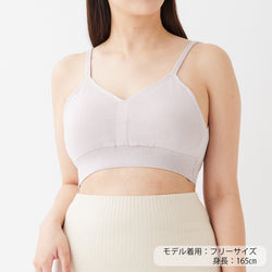 NETENE.：Silk Knit Bralette シルクニットブラレット