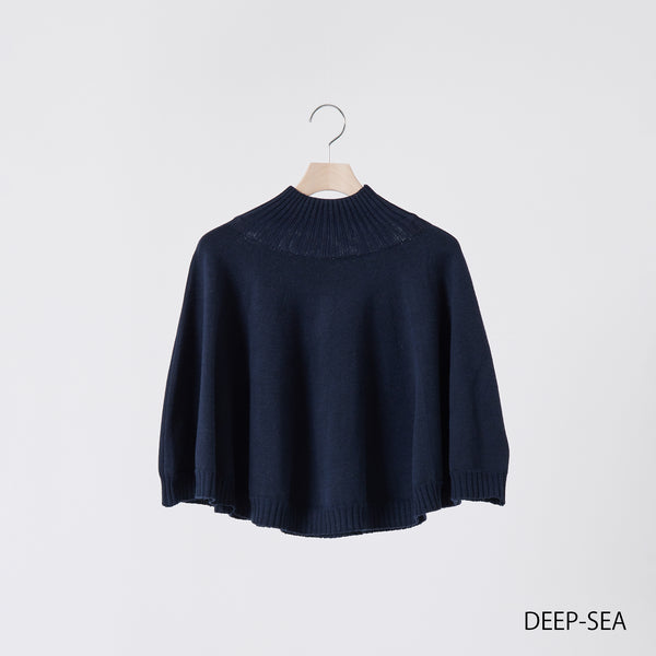 NETENE.：Comfy Knit Poncho コンフィニットポンチョ