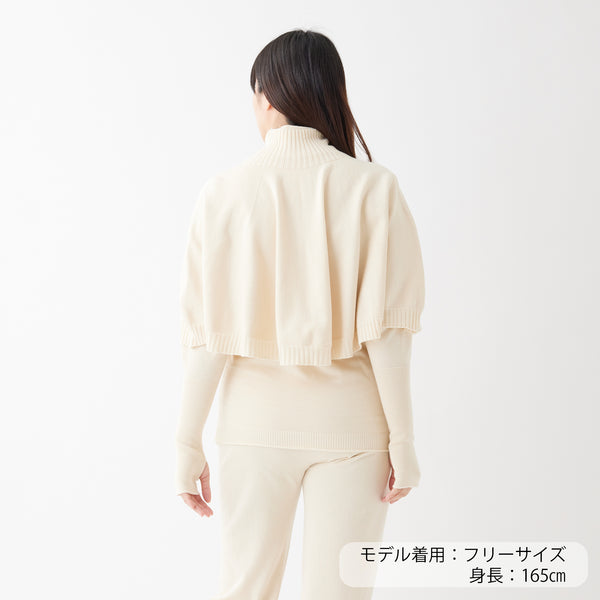 NETENE.：Comfy Knit Poncho コンフィニットポンチョ