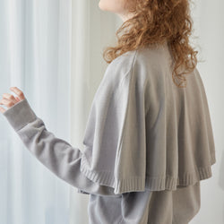 NETENE.：Comfy Knit Poncho コンフィニットポンチョ