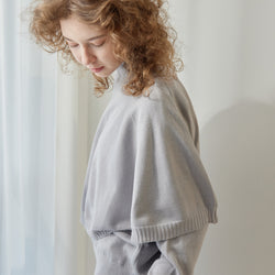 NETENE.：Comfy Knit Poncho コンフィニットポンチョ