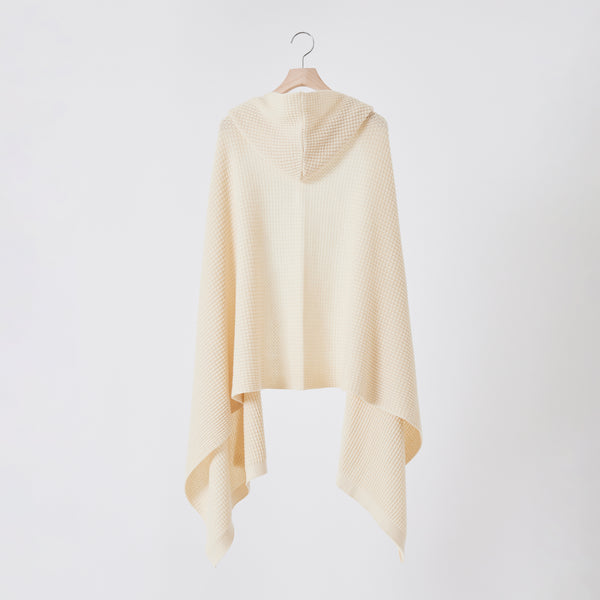 NETENE.：Puffy Knit Hoodie Stole  パフィーニットフードストール