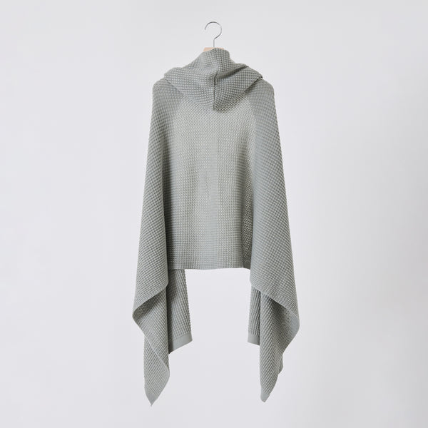 NETENE.：Puffy Knit Hoodie Stole  パフィーニットフードストール