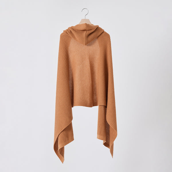 NETENE.：Puffy Knit Hoodie Stole  パフィーニットフードストール