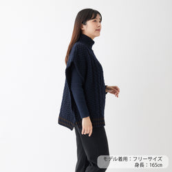 NETENE.：Line High Neck Vest ラインハイネックベスト