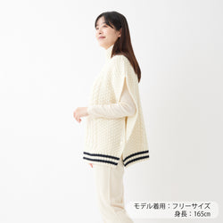 NETENE.：Line High Neck Vest ラインハイネックベスト