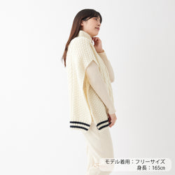 NETENE.：Line High Neck Vest ラインハイネックベスト