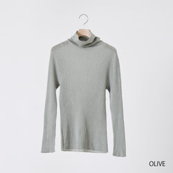 NETENE.：Comfy Knit Long Sleeve Turtleneck Pullover コンフィニット長袖タートルネックプルオーバー