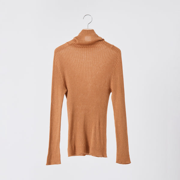 NETENE.：Comfy Knit Long Sleeve Turtleneck Pullover コンフィニット長袖タートルネックプルオーバー