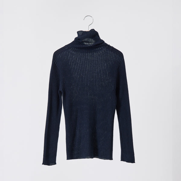 NETENE.：Comfy Knit Long Sleeve Turtleneck Pullover コンフィニット長袖タートルネックプルオーバー