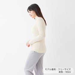 NETENE.：Comfy Knit Long Sleeve Turtleneck Pullover コンフィニット長袖タートルネックプルオーバー