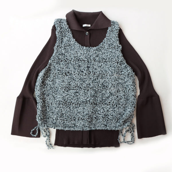 sawada itto：サワダイット-petal-タンクトップbyニットマルシェvol.30