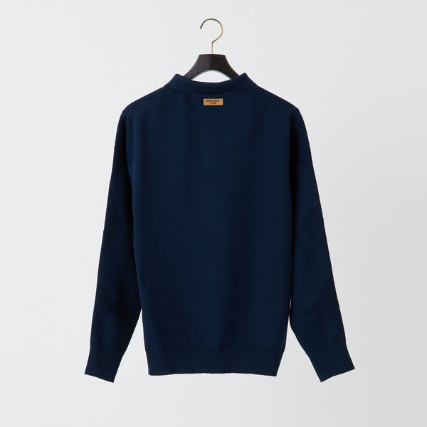 PERFECT TAN｜《SALE》ロングスリーブアーガイルポロシャツ〈MENS〉