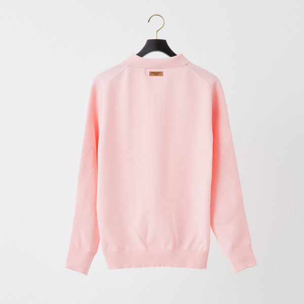 PERFECT TAN｜《SALE》ロングスリーブアーガイルポロシャツ〈MENS〉