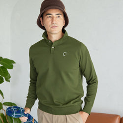 PERFECT TAN｜《SALE》ロングスリーブアーガイルポロシャツ〈MENS〉